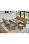 Hanah Home Petra - Conjunto de Jardín Beige
